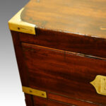 Antique Georgian mahogany military chest - Image 2