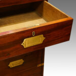 Antique Georgian mahogany military chest - Image 6