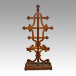 Antique Gothic oak hallstand