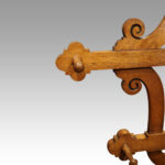Antique Gothic oak hallstand - Image 4