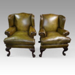 Pair of Antique Irish Wingchairs - Image 2