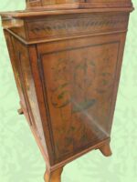 Antique Satinwood Bookcase With Painted Decoration - Image 6