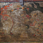 Antique Tibetan Dragon chest - Image 7