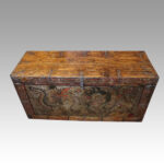 Antique Tibetan Dragon chest - Image 2