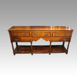 Antique oak pot board dresser 