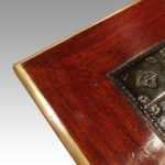 Antique brass mounted mahogany desk - Image 7