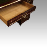 Antique brass mounted mahogany desk - Image 11