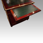 Antique brass mounted mahogany desk - Image 5