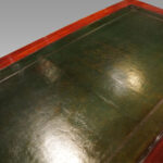 Antique brass mounted mahogany desk - Image 6