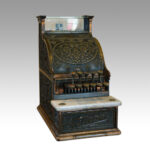 Antique bronze National cash register