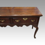 Antique cabriole leg dresser base - Image 6