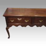 Antique cabriole leg dresser base - Image 5