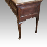 Antique cabriole leg dresser base - Image 3