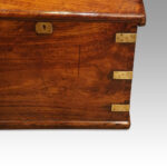 Antique camphor wood campaign chest - Image 3