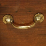 Antique camphor wood campaign chest - Image 5