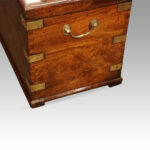 Antique camphor wood campaign chest - Image 2