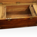 Antique camphor wood campaign chest - Image 7