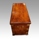 Antique camphor wood campaign chest - Image 11