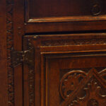 Antique carved oak sideboard - Image 2
