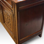Antique carved oak sideboard - Image 4
