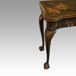 Antique chinoiserie card table - Image 7