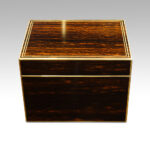 Antique Coralmandel wood fitted box - Image 6