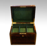 Antique Coralmandel wood fitted box - Image 3