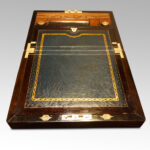 Antique coromandel writing slope - Image 4