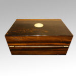 Antique coromandel writing slope - Image 8