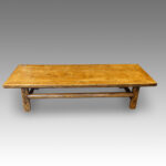 Antique elm coffee table