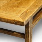 Antique elm coffee table - Image 9