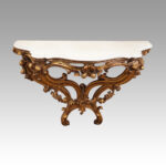 Antique gilt console table
