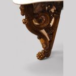 Antique gilt console table - Image 5
