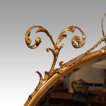 Antique gilt mirror with Wedgwood plaque - Image 2