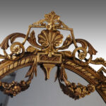 Antique gilt oval girandole - Image 9