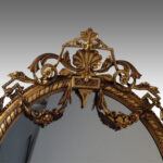 Antique gilt oval girandole - Image 10
