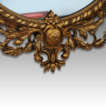 Antique gilt oval girandole - Image 5