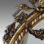 Antique gilt oval girandole - Image 3