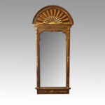 Antique gilt pier mirror