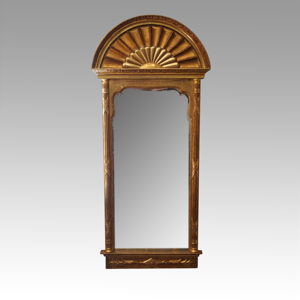 Antique-gilt-pier-mirror.jpg Antique gilt pier mirror - Image 1