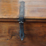 Antique hardwood merchant chest - Image 6