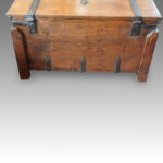 Antique hardwood merchant chest - Image 10