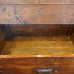 Antique hardwood merchants valuables chest - Image 8
