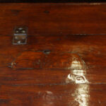 Antique hardwood merchants valuables chest - Image 6