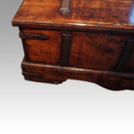 Antique iron bound merchants chest - Image 11