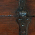 Antique iron bound merchants chest - Image 6