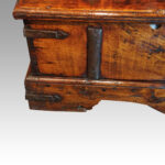 Antique iron bound merchants chest - Image 8