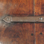 Antique iron bound merchants chest - Image 9