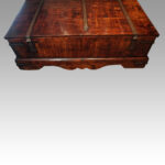 Antique iron bound merchants chest - Image 6