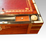 Antique kingwood writing slope - Image 10